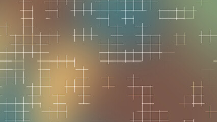 Vintage Retro Soft Grid Pattern with Warm Gradient Colors
