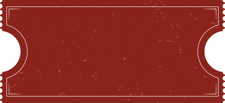 Blank coupon card vector illustration on transparent background, editable vintage voucher template for discounts, promotions, marketing, and special offers.