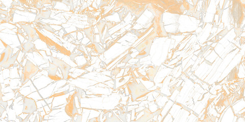 white marble stone table on white background. Gold and white marble texture, golden and bright stone