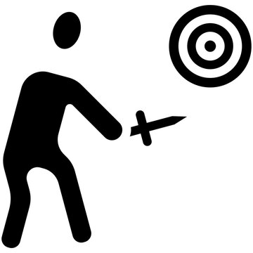 Knife Thrower Icon