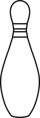 볼링핀 흑백 © a-young