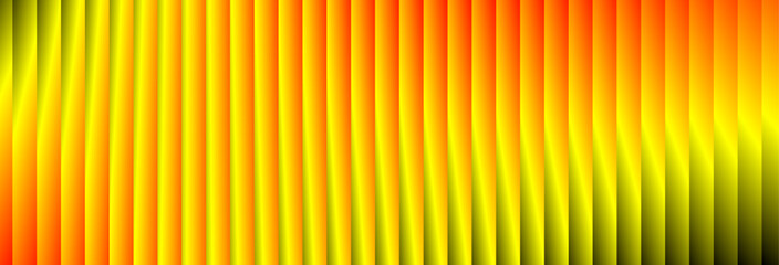 Obraz premium Vibrant Frequency Pattern: Orange and Yellow Energy ​Digital Soundwave: Intense Spectral Display