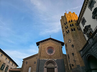 Located in Orvieto, Italy, the Church of Sant'Andrea is a 12th-century Romanesque church noted for its distinctive decagonal (12-sided) bell tower