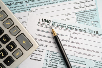 Form 1040, U.S. Individual Income Tax Return, tax forms in the U.S. tax system.