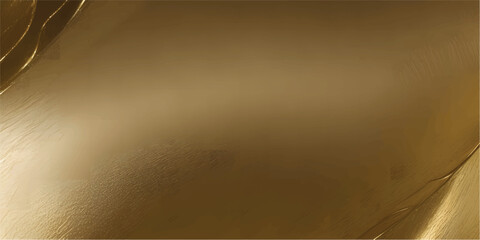 Old vintage brown paper background texture with gold frame and grunge metallic surface design