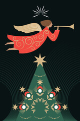 Christmas Angel . Christmas card