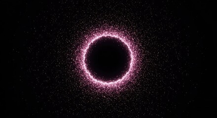 Conceptual visualization of an unseen gravitational force field pulling abstract luminous particles into a central dark vortex ,dynamic ,singularity ,unknown