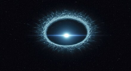 Deep space conceptual geometry showing a massive gravitational well warping the fabric of spacetime, illustrating universal forces ,gravity ,empty ,structure