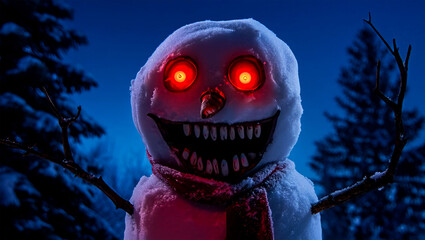 A horror monster holiday decoration