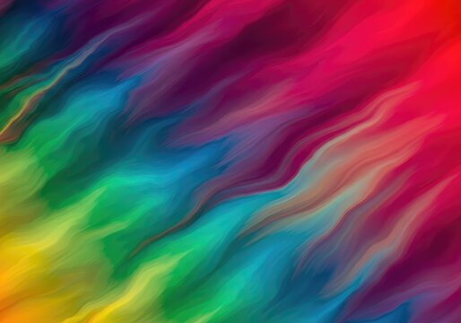 A dynamic background featuring intensely vibrant, flowing colors blended into a spectacular, non-objective abstract texture ,green ,swirl ,wave