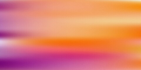 Soft Horizontal Gradient Blend of Purple Orange and Yellow Hues abstract background