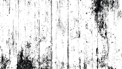 Fototapeta premium distressed wood plank texture overlay, black and white grungy wooden wall background, aged timber board surface