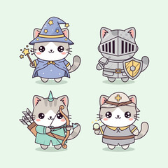 Adorable Pastel Kawaii Cat Heroes in a Colourful Fantasy Adventure
