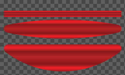 Obraz premium Vector design with red color of cristmas frame or border for text or any decoration 