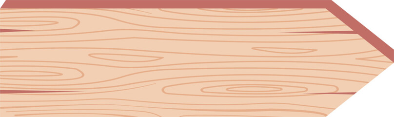 Directional arrow wooden sign