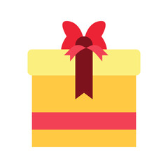 Gift Box icon vector image. Suitable for mobile apps, web apps and print media.