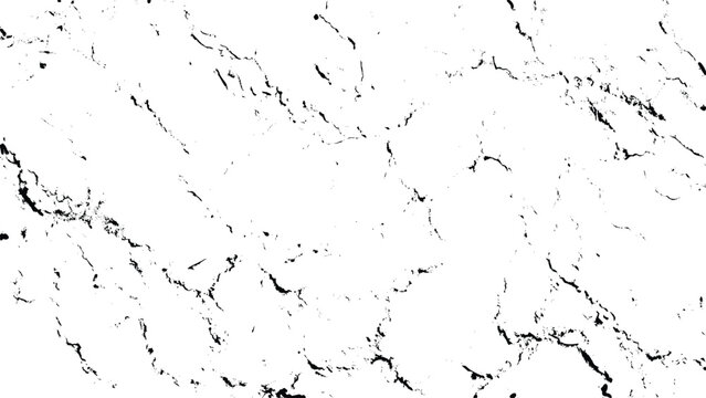 High contrast black and white crack texture overlay, dark marble vein pattern, abstract broken glass grunge background