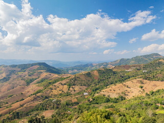Obraz premium Doi Chang, Elephant Mountain, is a mountain and village in Chiang Rai province, Thailand