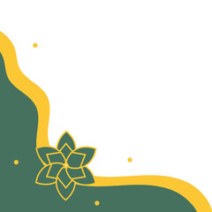 Islamic Corner with Ornament