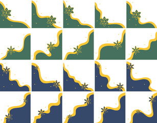 Islamic Corner with Ornament