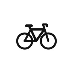Fototapeta premium Bike Transportation Silhouette Vector Transparent Background