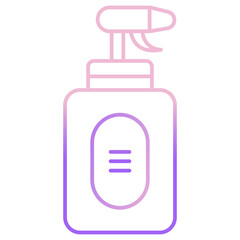 Outline Color Spray Bottle icon
