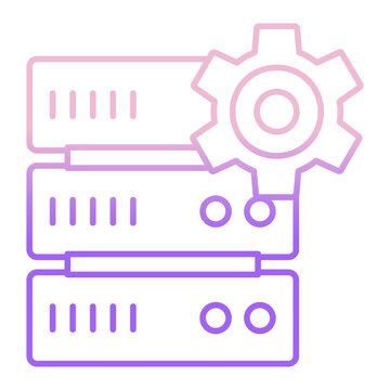 Outline Color Database Server Setting icon
