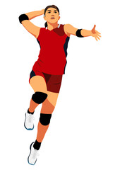 女子バレーボール選手