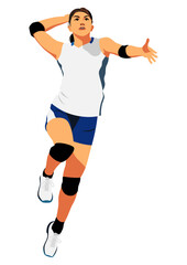 女子バレーボール選手