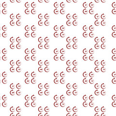 12, 24, 48 and 72 hours clock arrow seamless pattern isolated on white background