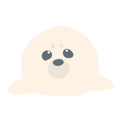 海のやさしいアイコンシリーズ｜アザラシ / Gentle Sea Icon Series – Seal © momonga