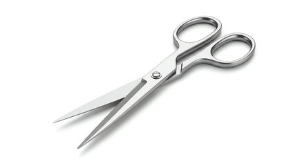Obraz premium Scissors on White Surface