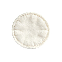 Eco Cotton Pad Isolated on White - Sustainable Beauty Solution