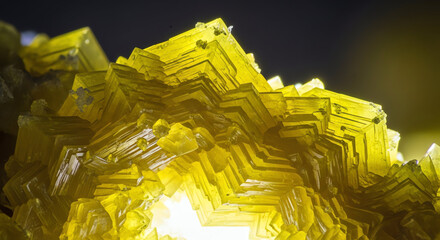 Yellow Crystal Cluster