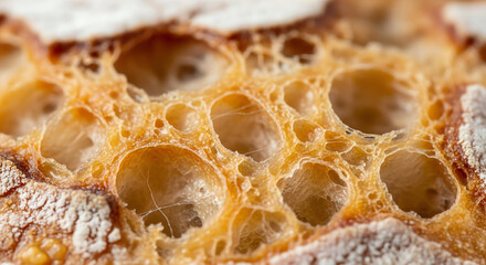 Bread Loaf Close Up Holes