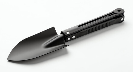 Garden Trowel Black Metal