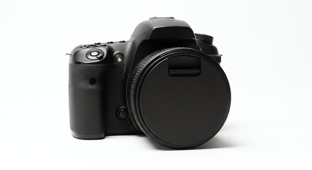 Camera on White Background