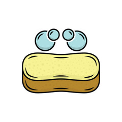 Colorful icon for sponge