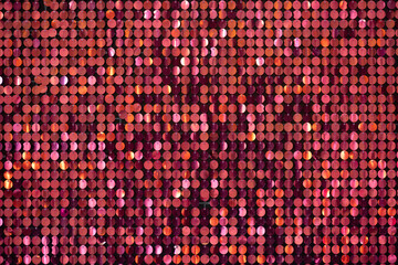 Sheet of shiny red discs for use as an abstract background texture