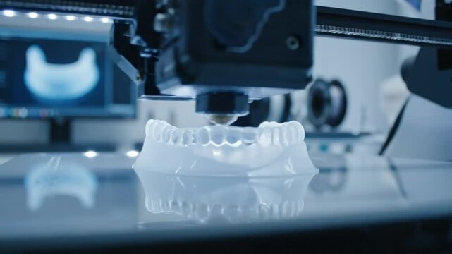 Dental 3D Printing Process in a Laboratory: Precise Manufacturing of Clear Aligner Teeth Models with Technology