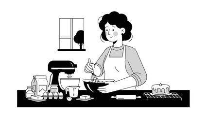 silhouette of a woman