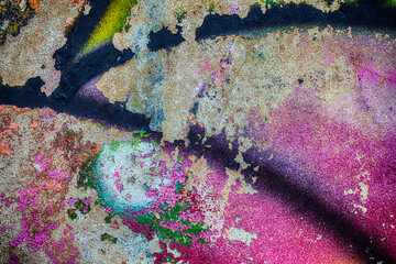 graffiti on the wall, old texture paint ,grunge background