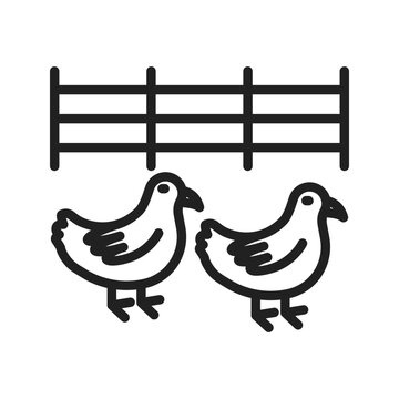 Free-range animals icon
