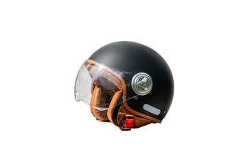 motorcycle helmet isolated on white