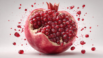 Fresh Pomegranate with Seeds