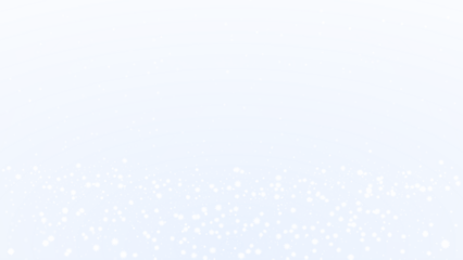Realistic falling snow PNG overlay isolated on transparent background, seamless winter snowfall pattern for Christmas designs 61.