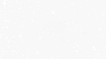 Realistic falling snow PNG overlay isolated on transparent background, seamless winter snowfall pattern for Christmas designs 30.