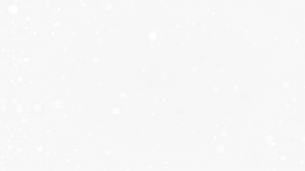 Realistic falling snow PNG overlay isolated on transparent background, seamless winter snowfall pattern for Christmas designs 30.