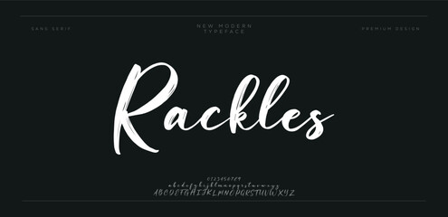 Rackles &ndash; Stylish Brush Calligraphy Script