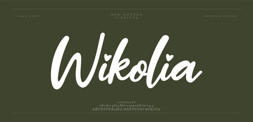 Wikolia &ndash; Bold Rounded Handwritten Script